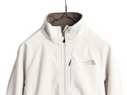 US企画 ノースフェイス APEX ソフトシェル ジャケット レディース S / 古着 The North Face アウトドア 裏 フリース ブルゾン フルジップ