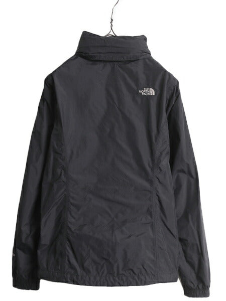 ノースフェイス HYVENT ナイロン ジャケット レディース M / The North Face アウトドア ジャンパー マンパ フルジップ パーカー ブラック