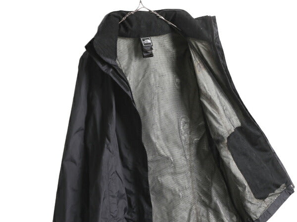 ノースフェイス HYVENT ナイロン ジャケット レディース M / The North Face アウトドア ジャンパー マンパ フルジップ パーカー ブラック