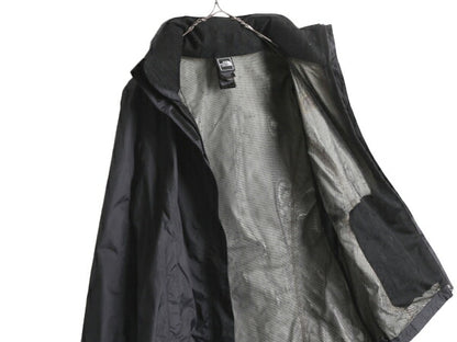 ノースフェイス HYVENT ナイロン ジャケット レディース M / The North Face アウトドア ジャンパー マンパ フルジップ パーカー ブラック