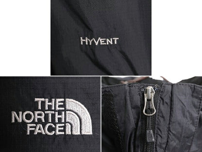 ノースフェイス HYVENT ナイロン ジャケット レディース M / The North Face アウトドア ジャンパー マンパ フルジップ パーカー ブラック