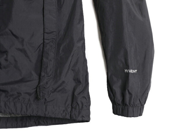 ノースフェイス HYVENT ナイロン ジャケット レディース M / The North Face アウトドア ジャンパー マンパ フルジップ パーカー ブラック