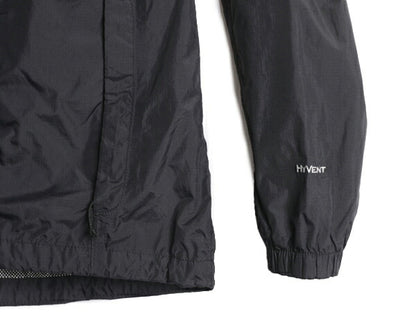 ノースフェイス HYVENT ナイロン ジャケット レディース M / The North Face アウトドア ジャンパー マンパ フルジップ パーカー ブラック