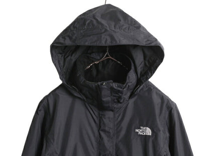 ノースフェイス HYVENT ナイロン ジャケット レディース M / The North Face アウトドア ジャンパー マンパ フルジップ パーカー ブラック