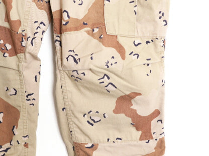 80s 82年製 US ARMY 米軍実物 デザート カモ BDU ミリタリー パンツ SMALL REGULAR / 80年代 ヴィンテージ 6c チョコチップ アーミー 迷彩