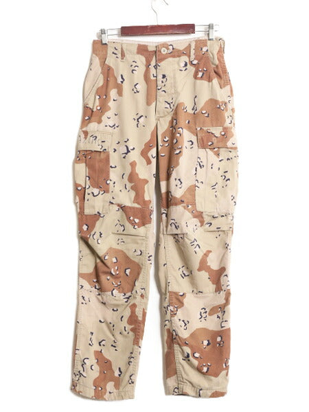 80s 82年製 US ARMY 米軍実物 デザート カモ BDU ミリタリー パンツ SMALL REGULAR / 80年代 ヴィンテージ 6c チョコチップ アーミー 迷彩
