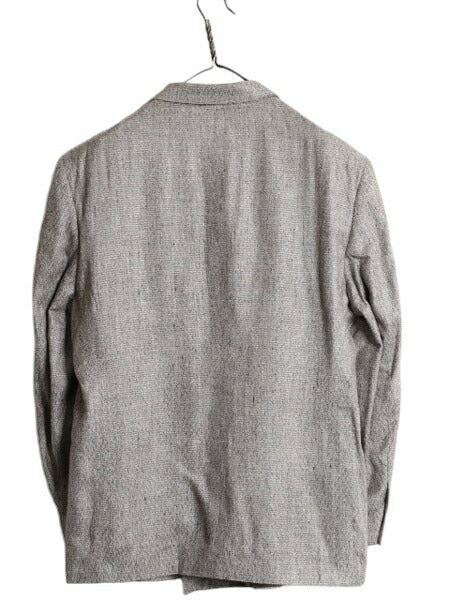 デッドストック 80s USA製 ピエールカルダン ダブルブレスト テーラード ジャケット メンズ L 程 ヴィンテージ Pierre Cardin ブレザー 灰