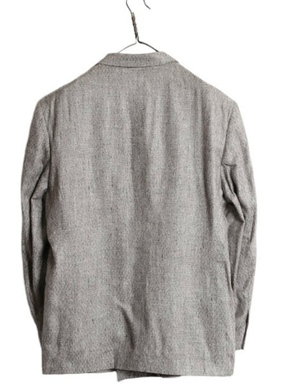 デッドストック 80s USA製 ピエールカルダン ダブルブレスト テーラード ジャケット メンズ L 程 ヴィンテージ Pierre Cardin ブレザー 灰