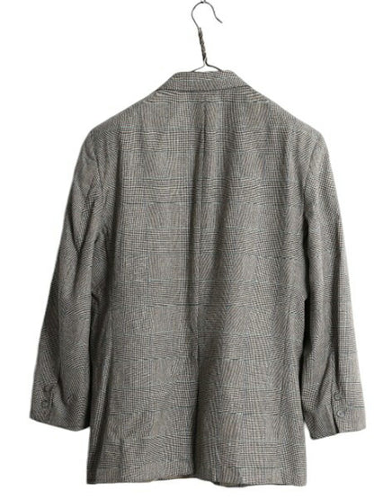 80s USA製 ブルックスブラザーズ テーラード ジャケット メンズ M 古着 ヴィンテージ 段返り 3ボタン BROOKS BROTHERS ブレザー チェック
