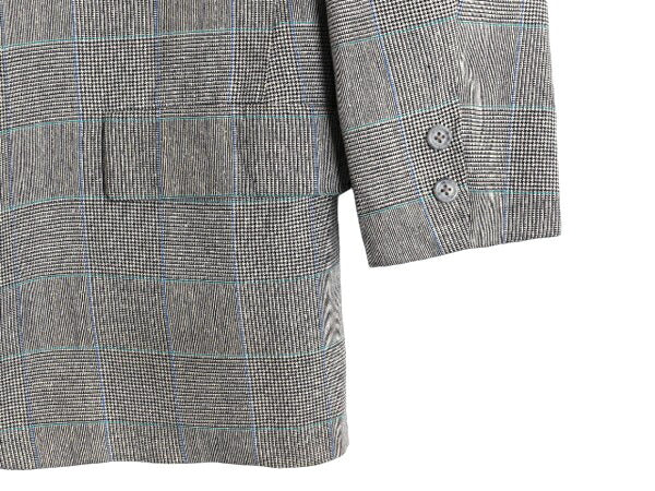80s USA製 ブルックスブラザーズ テーラード ジャケット メンズ M 古着 ヴィンテージ 段返り 3ボタン BROOKS BROTHERS ブレザー チェック
