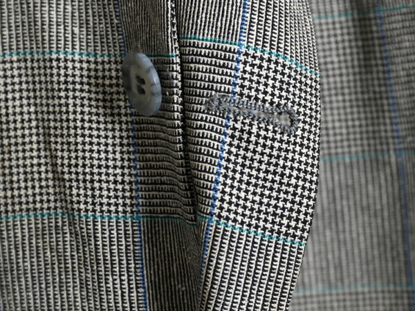 80s USA製 ブルックスブラザーズ テーラード ジャケット メンズ M 古着 ヴィンテージ 段返り 3ボタン BROOKS BROTHERS ブレザー チェック