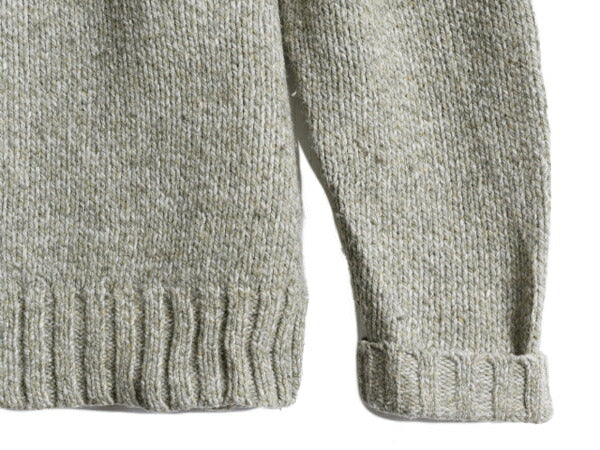 エルエルビーン ラム ウール ニット セーター メンズ M / 古着 LLBean アウトドア LLビーン ミドルゲージ 無地 長袖ニット 長袖セーター