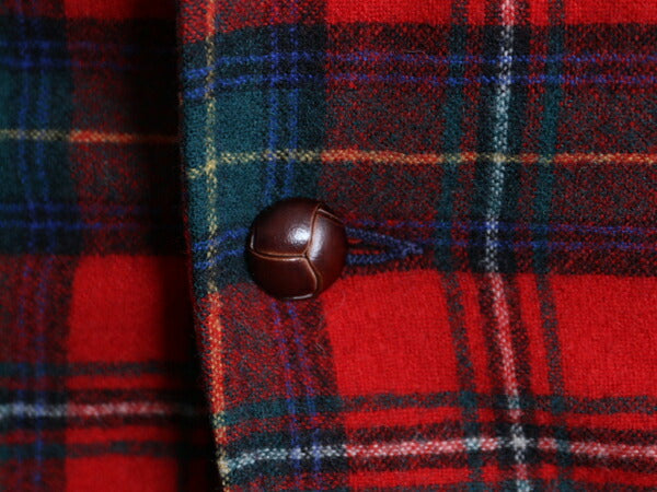 70s USA製 ペンドルトン チェック ウール テーラード ジャケット メンズ M 古着 70年代 ヴィンテージ PENDLETON ブレザー シャツ素材 薄手