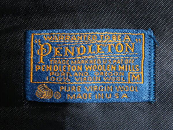 70s USA製 ペンドルトン チェック ウール テーラード ジャケット メンズ M 古着 70年代 ヴィンテージ PENDLETON ブレザー シャツ素材 薄手