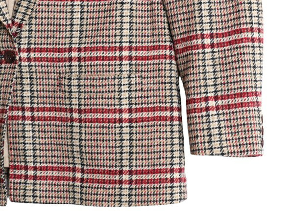 デッドストック 70s USA製 ペンドルトン ツイード テーラード ジャケット レディース XL ヴィンテージ PENDLETON ブレザー チェック ウール