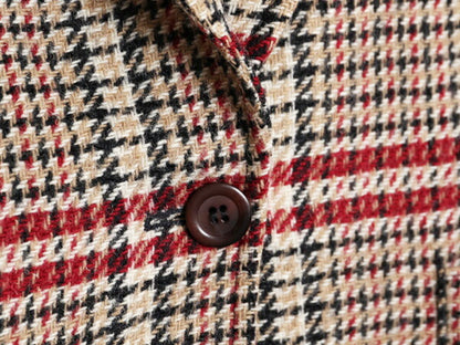 デッドストック 70s USA製 ペンドルトン ツイード テーラード ジャケット レディース XL ヴィンテージ PENDLETON ブレザー チェック ウール