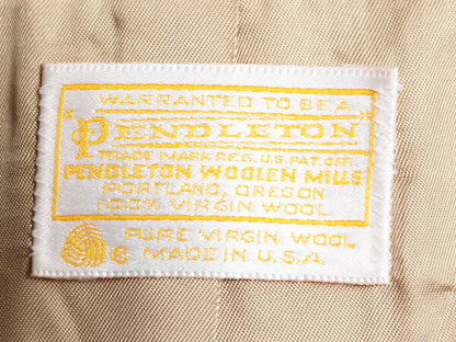 デッドストック 70s USA製 ペンドルトン ツイード テーラード ジャケット レディース XL ヴィンテージ PENDLETON ブレザー チェック ウール