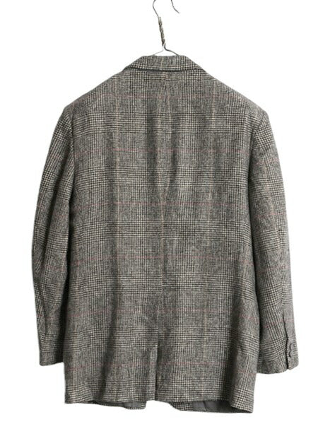 80s USA製 ブルックスブラザーズ テーラード ジャケット メンズ M ヴィンテージ BROOKS BROTHERS 100% キャメル ヘアー ブレザー チェック