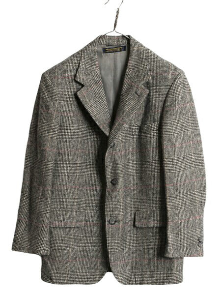 80s USA製 ブルックスブラザーズ テーラード ジャケット メンズ M ヴィンテージ BROOKS BROTHERS 100% キャメル ヘアー ブレザー チェック