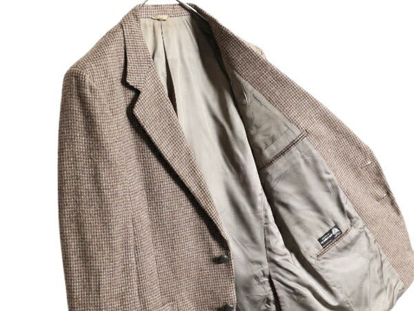 80s USA製 ジバンシィ ツイード テーラード ジャケット メンズ L / ヴィンテージ GIVENCHY ウール ブレザー マルチカラー ユニオンメイド