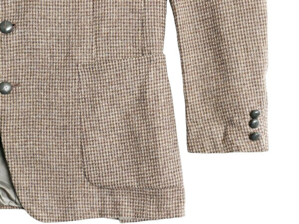 80s USA製 ジバンシィ ツイード テーラード ジャケット メンズ L / ヴィンテージ GIVENCHY ウール ブレザー マルチカラー ユニオンメイド