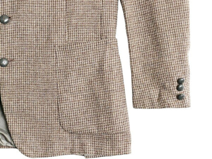 80s USA製 ジバンシィ ツイード テーラード ジャケット メンズ L / ヴィンテージ GIVENCHY ウール ブレザー マルチカラー ユニオンメイド
