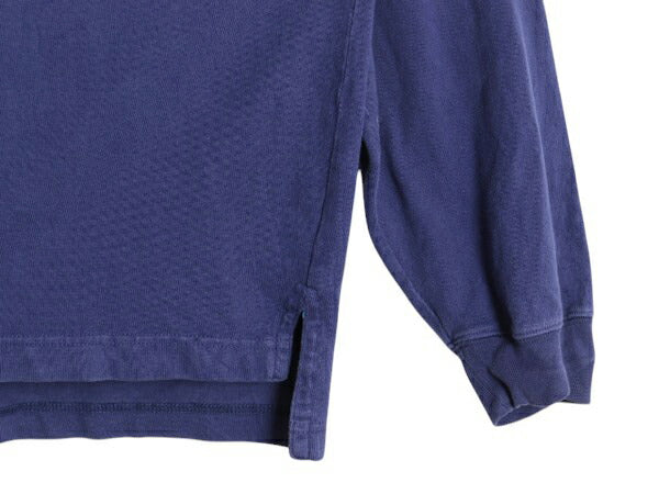90s J CREW 長袖 ラガーシャツ メンズ L 旧タグ オールド ジェイクルー 無地 巨人タグ 長袖シャツ ラグビーシャツ ツートン ヘビーウェイト