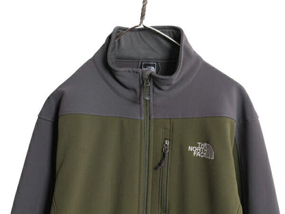 US企画 ノースフェイス APEX ソフトシェル ジャケット メンズ M / The North face アウトドア ストレッチ 裏 フリース フルジップ ブルゾン