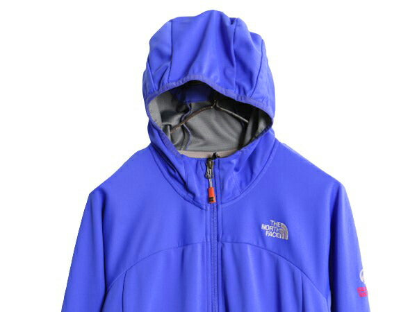 ノースフェイス ソフトシェル パーカー ジャケット レディース L 古着 The North face サミット シリーズ アウトドア ストレッチ ブルゾン