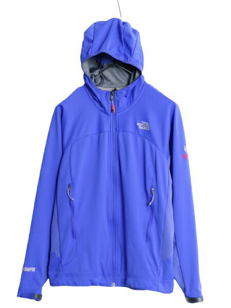 ノースフェイス ソフトシェル パーカー ジャケット レディース L 古着 The North face サミット シリーズ アウトドア ストレッチ ブルゾン
