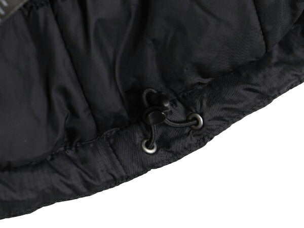 ノースフェイス 中綿 ナイロン ベスト レディース XS 古着 The North Face アウトドア 重ね着 前開き ハイネック フルジップ パッカブル 黒