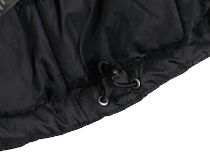 ノースフェイス 中綿 ナイロン ベスト レディース XS 古着 The North Face アウトドア 重ね着 前開き ハイネック フルジップ パッカブル 黒