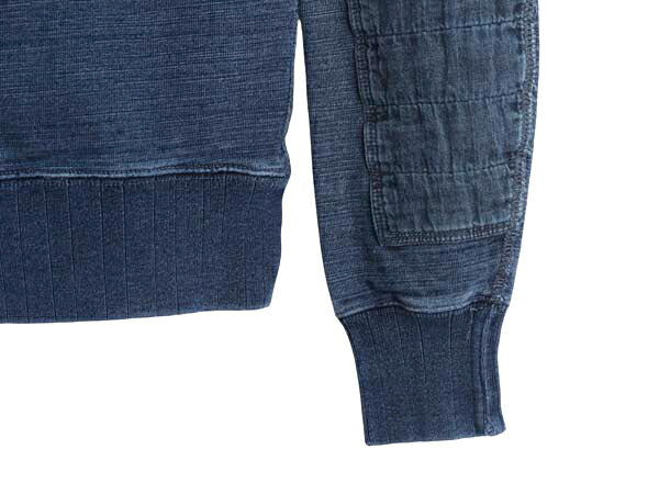 ポロ ラルフローレン ショールカラー スウェット メンズ S ヴィンテージ モデル インディゴ トレーナー 裏起毛 ミリタリー ジープセーター