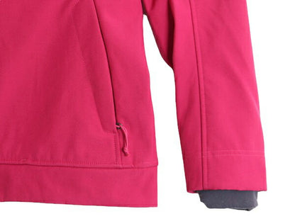 US企画 ノースフェイス APEX ソフトシェル ジャケット レディース M The North Face 裏 ボア パイル フリース ブルゾン フルジップ ピンク