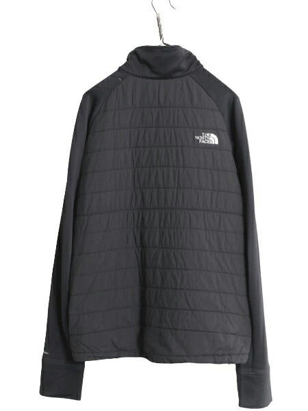 ノースフェイス スティープ シリーズ 中綿 ジャケット メンズ L 程/ 古着 The North Face STEEP SERIES ストレッチ ソフトシェル ブラック