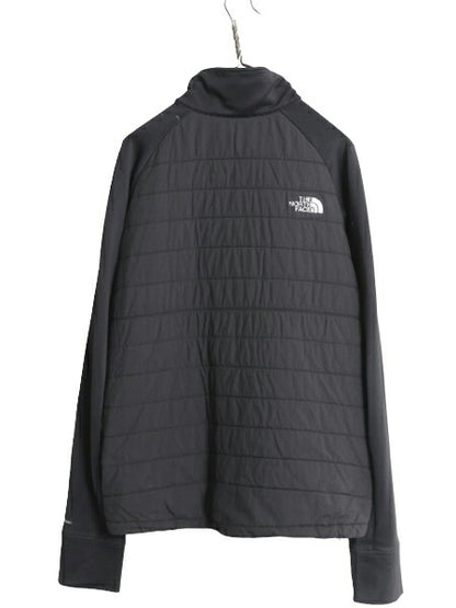 ノースフェイス スティープ シリーズ 中綿 ジャケット メンズ L 程/ 古着 The North Face STEEP SERIES ストレッチ ソフトシェル ブラック