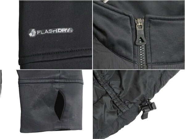 ノースフェイス スティープ シリーズ 中綿 ジャケット メンズ L 程/ 古着 The North Face STEEP SERIES ストレッチ ソフトシェル ブラック
