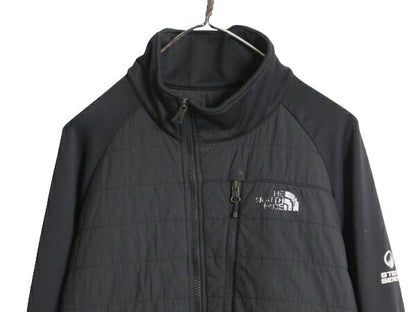 ノースフェイス スティープ シリーズ 中綿 ジャケット メンズ L 程/ 古着 The North Face STEEP SERIES ストレッチ ソフトシェル ブラック
