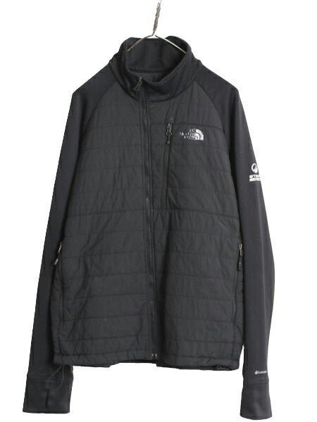 ノースフェイス スティープ シリーズ 中綿 ジャケット メンズ L 程/ 古着 The North Face STEEP SERIES ストレッチ ソフトシェル ブラック