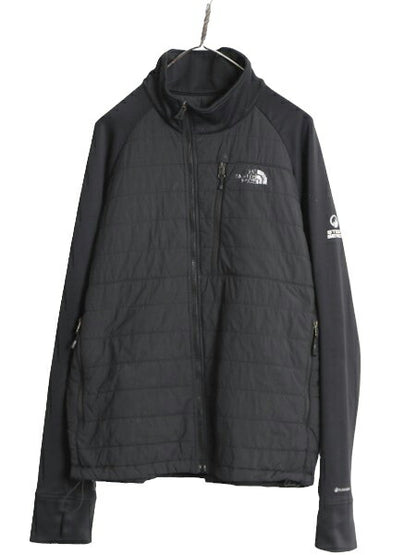 ノースフェイス スティープ シリーズ 中綿 ジャケット メンズ L 程/ 古着 The North Face STEEP SERIES ストレッチ ソフトシェル ブラック