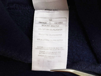 90s ナイキ スモール スウッシュ 刺繍 スウェット フード パーカー メンズ XL / オールド トレーナー プルオーバー 裏起毛 ヘビーウェイト