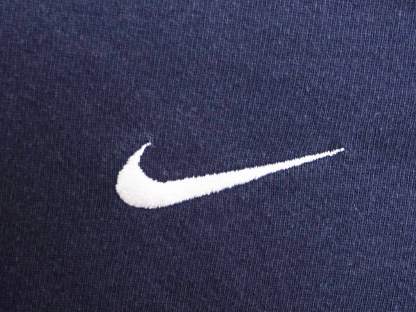 90s ナイキ スモール スウッシュ 刺繍 スウェット フード パーカー メンズ XL / オールド トレーナー プルオーバー 裏起毛 ヘビーウェイト