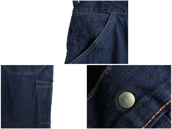 60s USA製 ☆ ヘラクレス デニム ペインター パンツ 実寸 W 38 古着