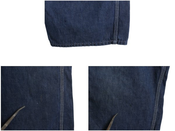 60s USA製 ☆ ヘラクレス デニム ペインター パンツ 実寸 W 38 古着