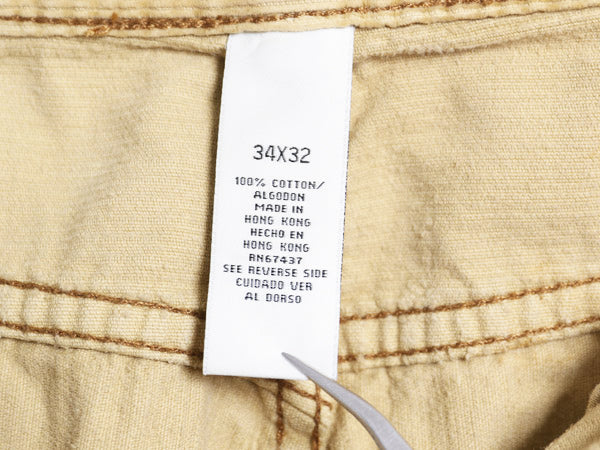 ラルフローレン 細畝 コーデュロイ パンツ メンズ 実寸 36 32 ポロ ストレート ノータック コットン スラックス 革パッチ ボトムス コーズ