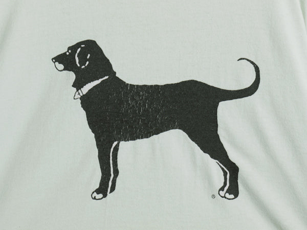 00s USA製 The Black Dog ドッグ イラスト プリント Tシャツ メンズ レディース L オールド アニマル アート キャラクター ヘビーウェイト