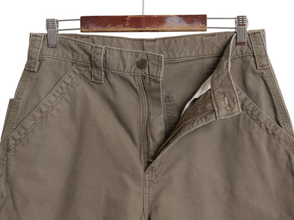 カーハート ペインター ショートパンツ メンズ 32 / 古着 コットン キャンバス ショーツ 短パン ダック ワーク ハーフパンツ ワンポイント