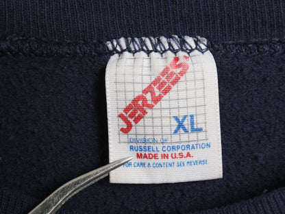 80s 90s USA製 ジャージーズ 無地 スウェット メンズ レディース XL ヴィンテージ ブランク クルーネック トレーナー 裏起毛 大きいサイズ