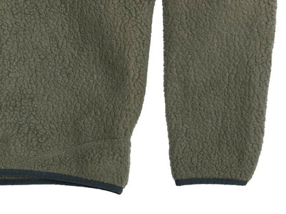 パタゴニア レトロ パイル フリース ジャケット メンズ M / 17年製 アウトドア ハーフジップ プルオーバー ジャンパー ボア 廃盤 グリーン