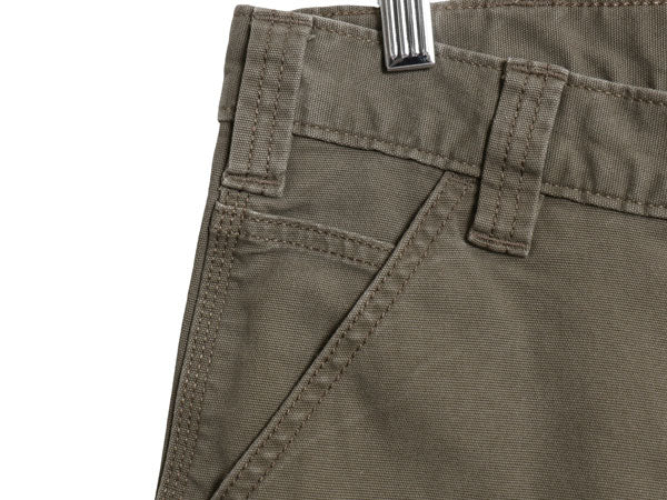 カーハート キャンバス ショートパンツ メンズ 36 古着 ワーク ストレッチ コットン ショーツ 短パン ダック ハーフパンツ ゆったり カーキ